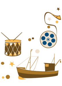 Design footer Kulturnatta Tromso boat music